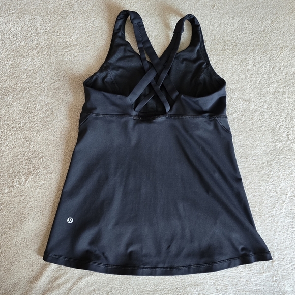 Lululemon Stash N Run Tank Medium Support B/C Cup Black Size 8 - Picture 6 of 12